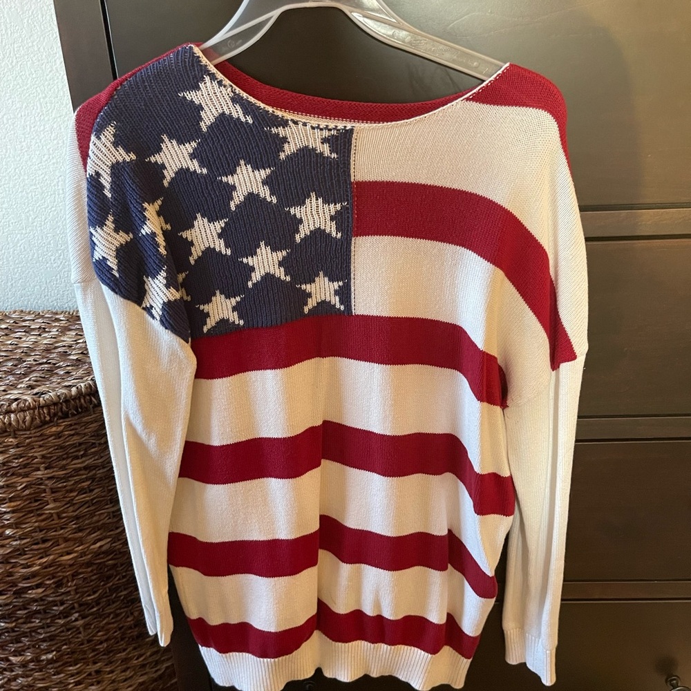American Flag Sweater